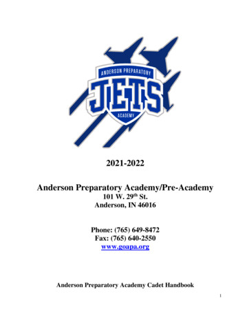 2021-2022 Anderson Preparatory Academy/Pre-Academy
