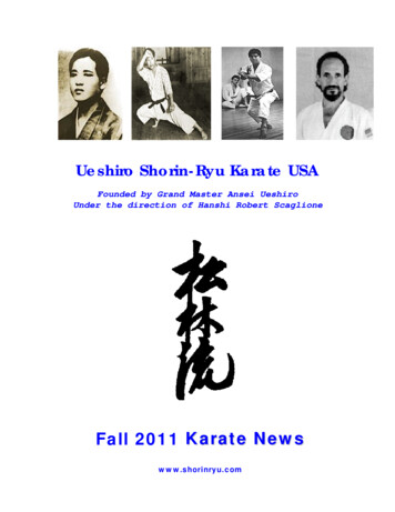 Ueshiro Shorin-Ryu Karate USA