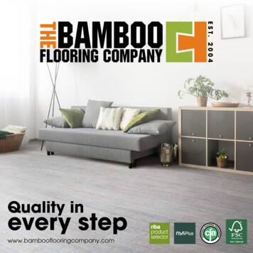 Quality In Every Step - Bamboo Flooring Company