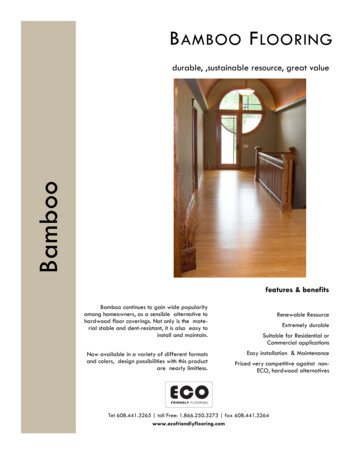 Bamboo - Eco-Friendly Flooring