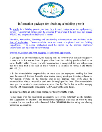 Building Permit Checklist - Palm Coast, Florida