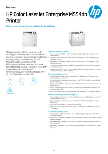 Printer HP Color LaserJet Enter Prise M554dn