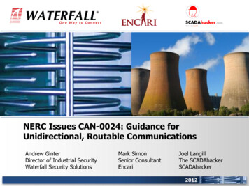 NERC Issues CAN-0024: Guidance For Unidirectional, Routable Communications