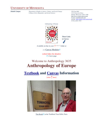 Anthropology Of Europe