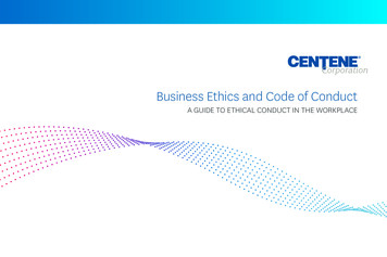 Centene Corporation - Business Ethics And Code Of Conduct