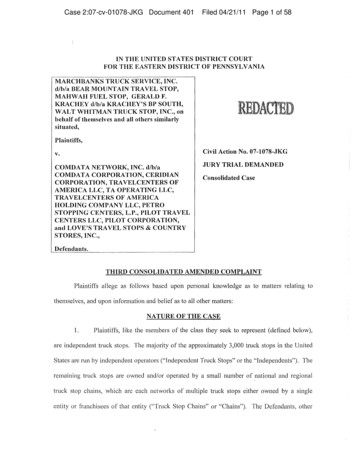 Case 2:07-cv-01078-JKG Document 401 Filed 04/21/11 Page 1 Of 58