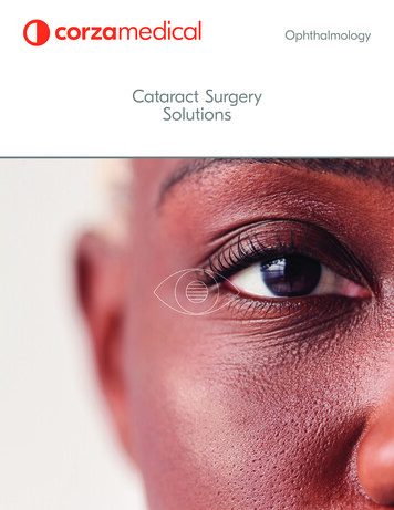 Cataract Surgery Solutions