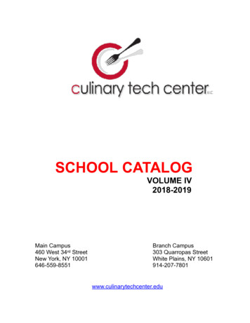 CTC Catalog 2018 Wit New Price - Culinary Tech Center