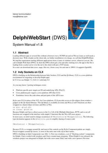 Manual DWS 1 8 - Softwareschule.ch
