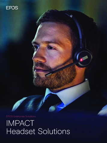EPOS Enterprise Solutions IMPACT Headset Solutions - CNET Content