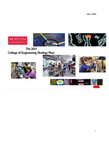 July 1, 2021 - Boston University