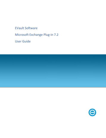 Microsoft Exchange Plug-In User Guide - Gage-data 
