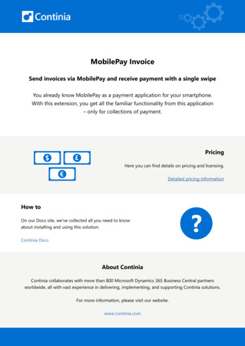 MobilePay Invoice - Microsoft