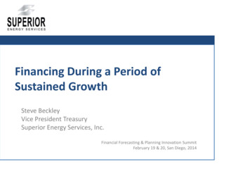 Financing During A Period Of Sustained Growth - Leapros 