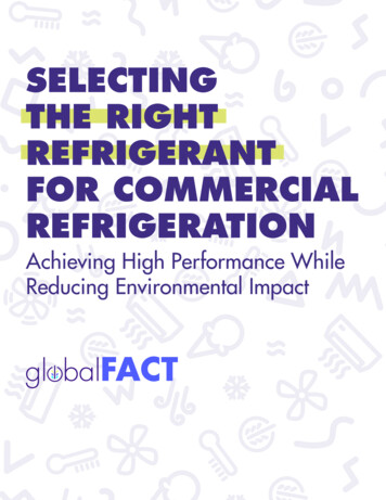 Selecting The Right Refrigerant For Commercial Refrigeration