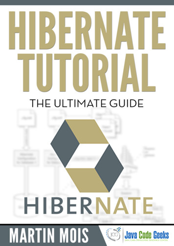 Hibernate Tutorial - Java Code Geeks