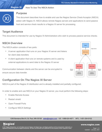 Configuration On The Nagios XI Server