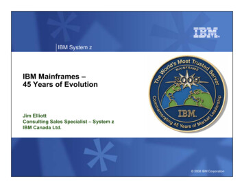 History And Evolution Of IBM Mainframes - Sjpc 