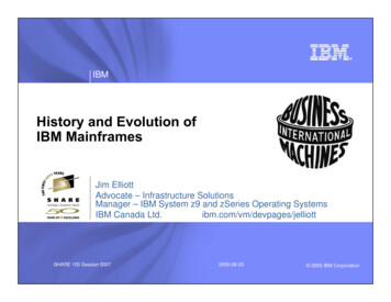 History And Evolution Of IBM Mainframes