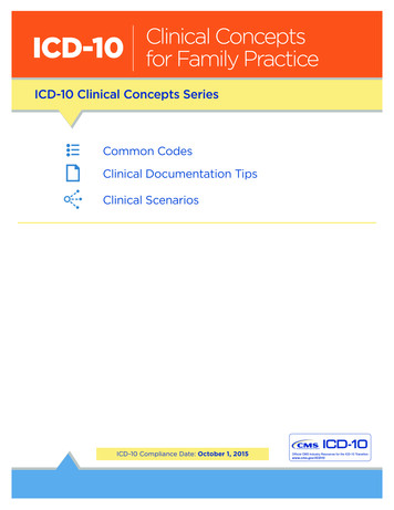 Clinical Concepts For Family Practice - Centers For Medicare & Medicaid .