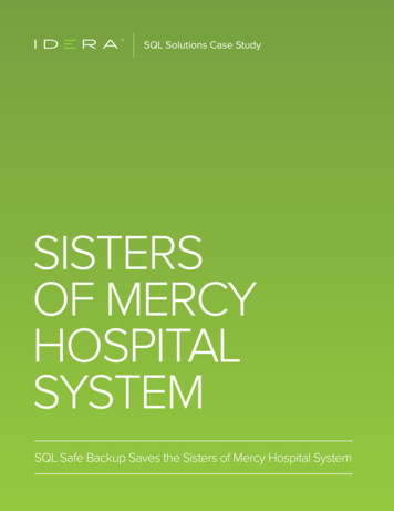 SISTERS OF MERCY HOSPITAL SYSTEM - Idera 
