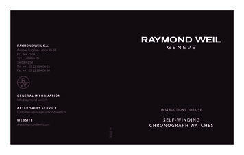Rw Zgu 714 8 - Raymond Weil