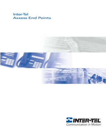 Inter-Tel Axxess End Points - Mgmanelis 