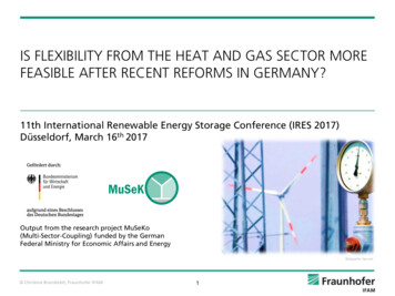 Is Flexibility From The Heat And Gas Sector More Feasible After Recent .
