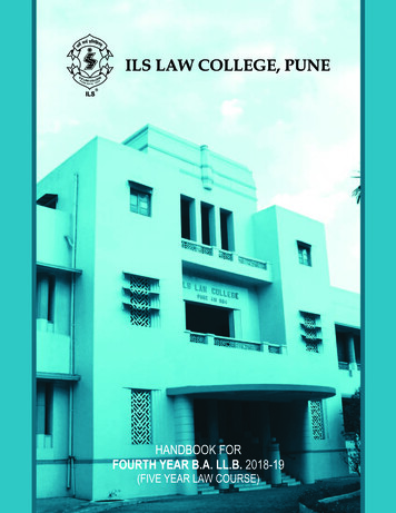 IV BA LLB - ILS Law College