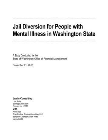 Jail Diversion For People With Mental Illness In Washington State
