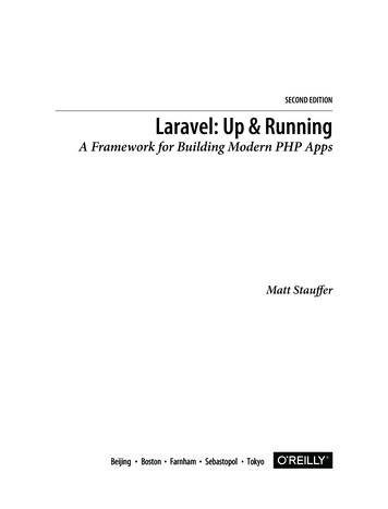 SECOND EDITION Laravel: Up & Running - Papiro