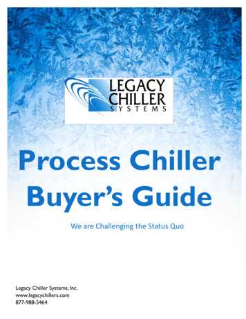 Process Chiller Buyer's Guide - Legacy Chillers
