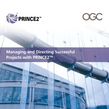 Managing And Directing Successful Projects With PRINCE2TM - IT Governance