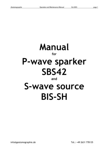 And S-wave Source BIS-SH - Geotomographie GmbH