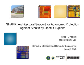 SHARK: Architectural Support For Autonomic Protection Against Stealth .