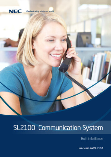 SL2100 Communication System - NEC