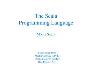 The Scala Programming Language - TAU
