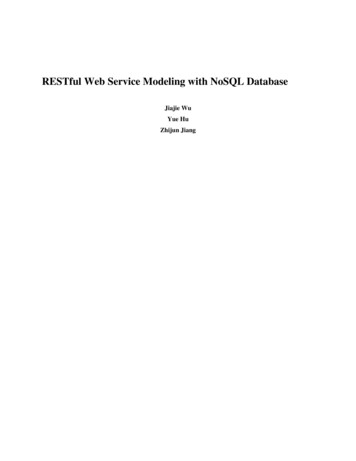 RESTful Web Service Modeling With NoSQL Database - SCU
