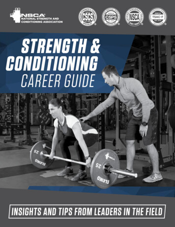 Strength & Conditioning Career Guide - Nsca