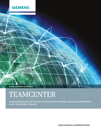Teamcenter Overview Brochure - Siemens