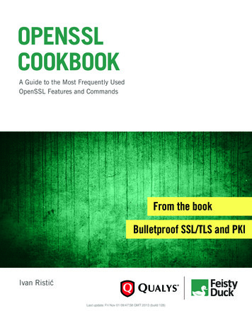 OpenSSL Cookbook - Lagout 