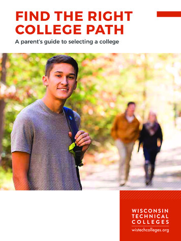 Find The Right College Path - Wtcs