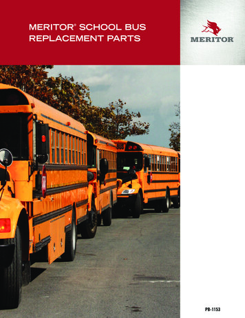 Meritor School Bus Replacement Parts