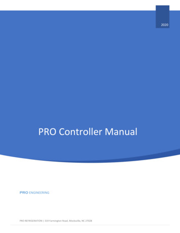 PRO Controller Manual - MyChiller 