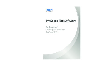 2 ProSeries Tax Software - Intuit