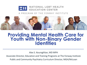 Providing Affirmative Care For Patients With Non-binary Gender Identities
