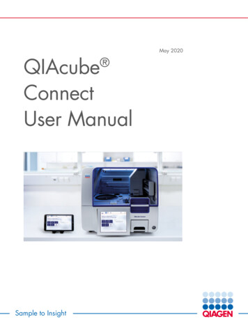 May 2020 QIAcube Connect User Manual - Ibiotech.cz