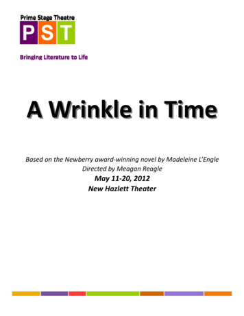 Wrinkle In Time Study Guide - Prime Stage