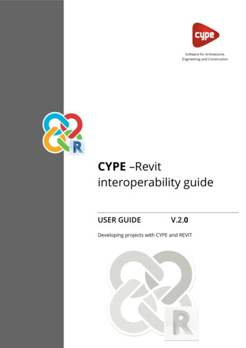 CYPE Revit Interoperability Guide