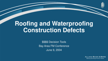 Roofing And Waterproofing Construction Defects Money Decision Tools